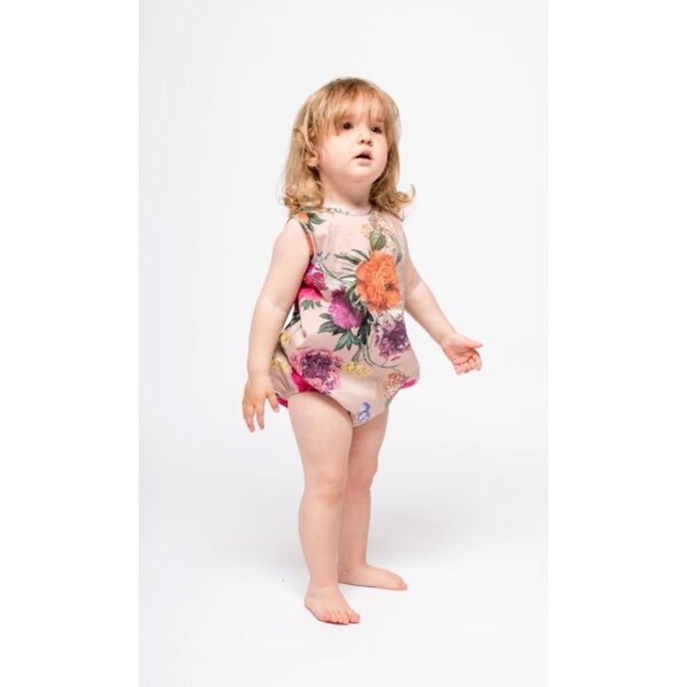 Christina Rohde baby girl floral romper